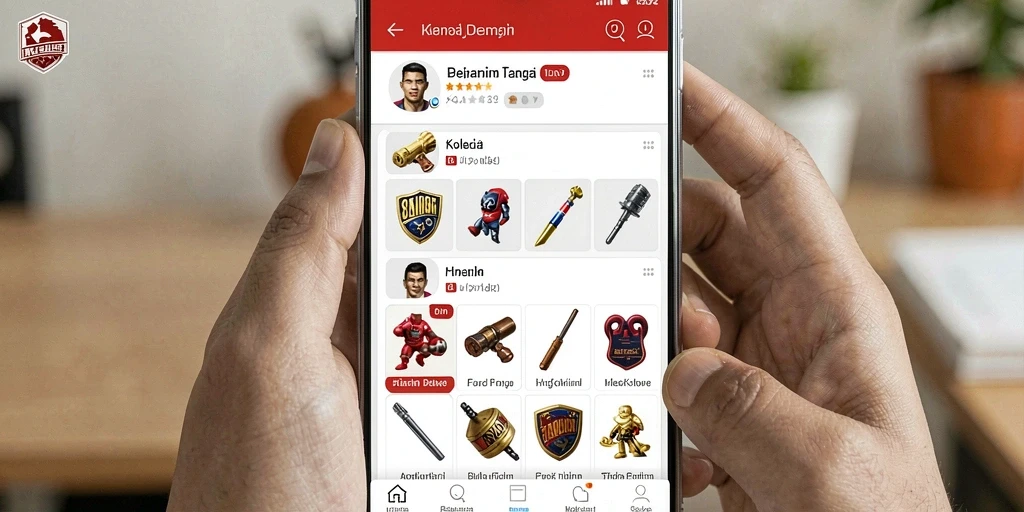 Screenshot menunjukkan tampilan antarmuka yang bersih dan menarik.