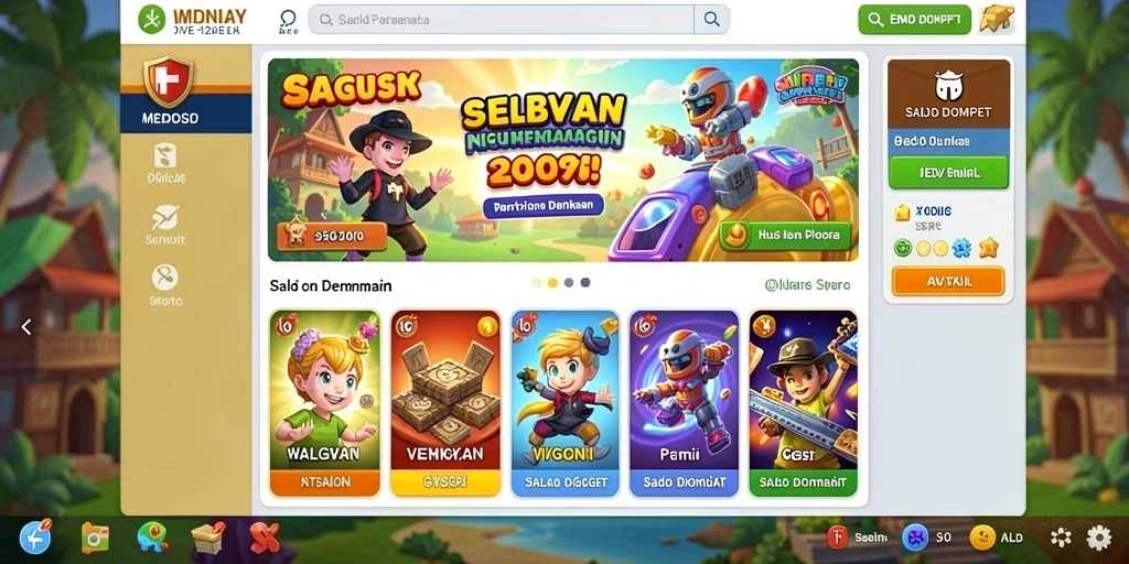 Gambaran antarmuka pengguna yang intuitif.