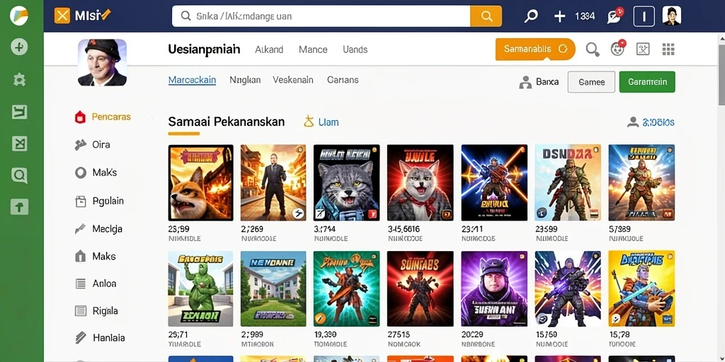 Tampilan beranda permainan DOREMI88 yang menarik.