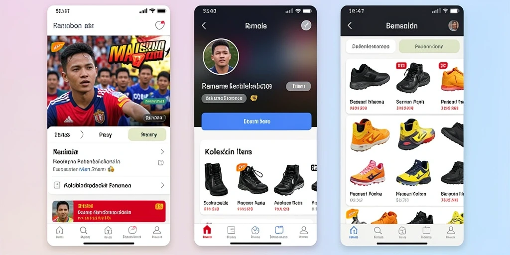 Tampilan beranda yang intuitif dan mudah digunakan.