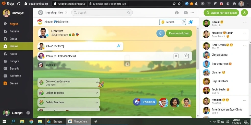 Tampilan antarmuka yang modern dan user-friendly.