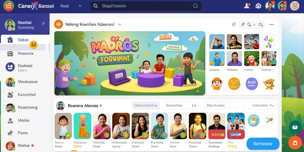 Screenshot menunjukkan tampilan antarmuka yang menarik.