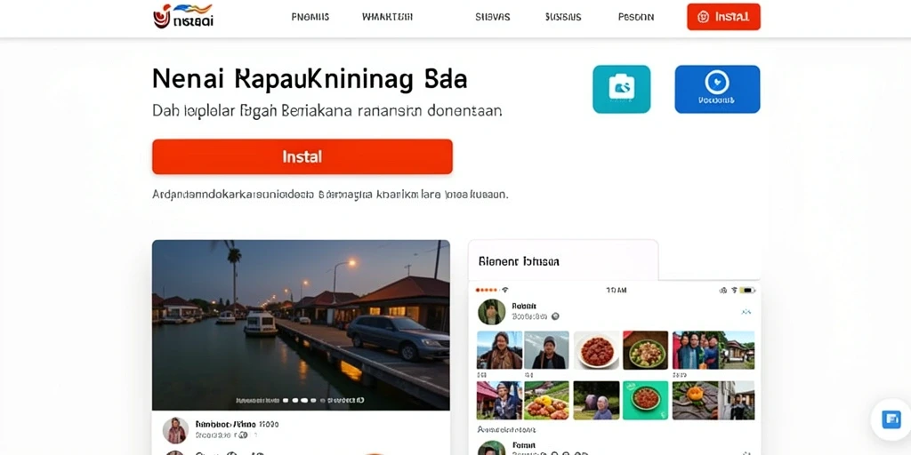 Tampilan antarmuka yang modern dan menarik.