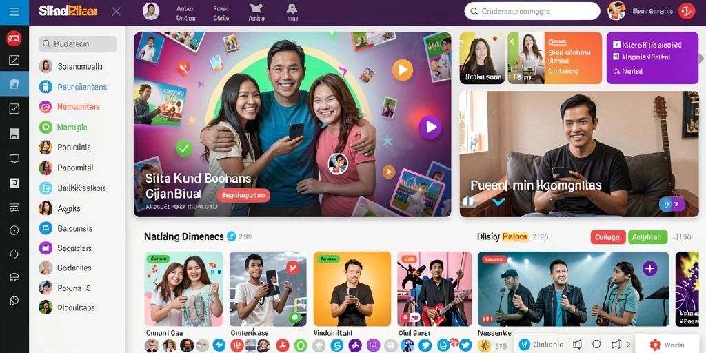 Antarmuka pengguna yang sederhana dan menarik.