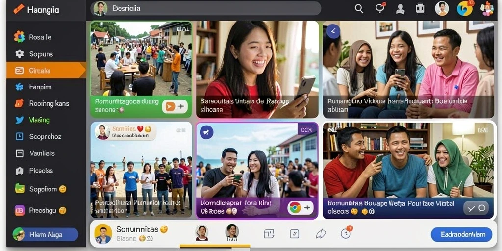 Tangkapan layar menampilkan grafik yang menawan.