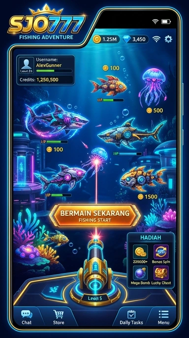 Galeri pratinjau visual sjo777 build APK resmi terbaru